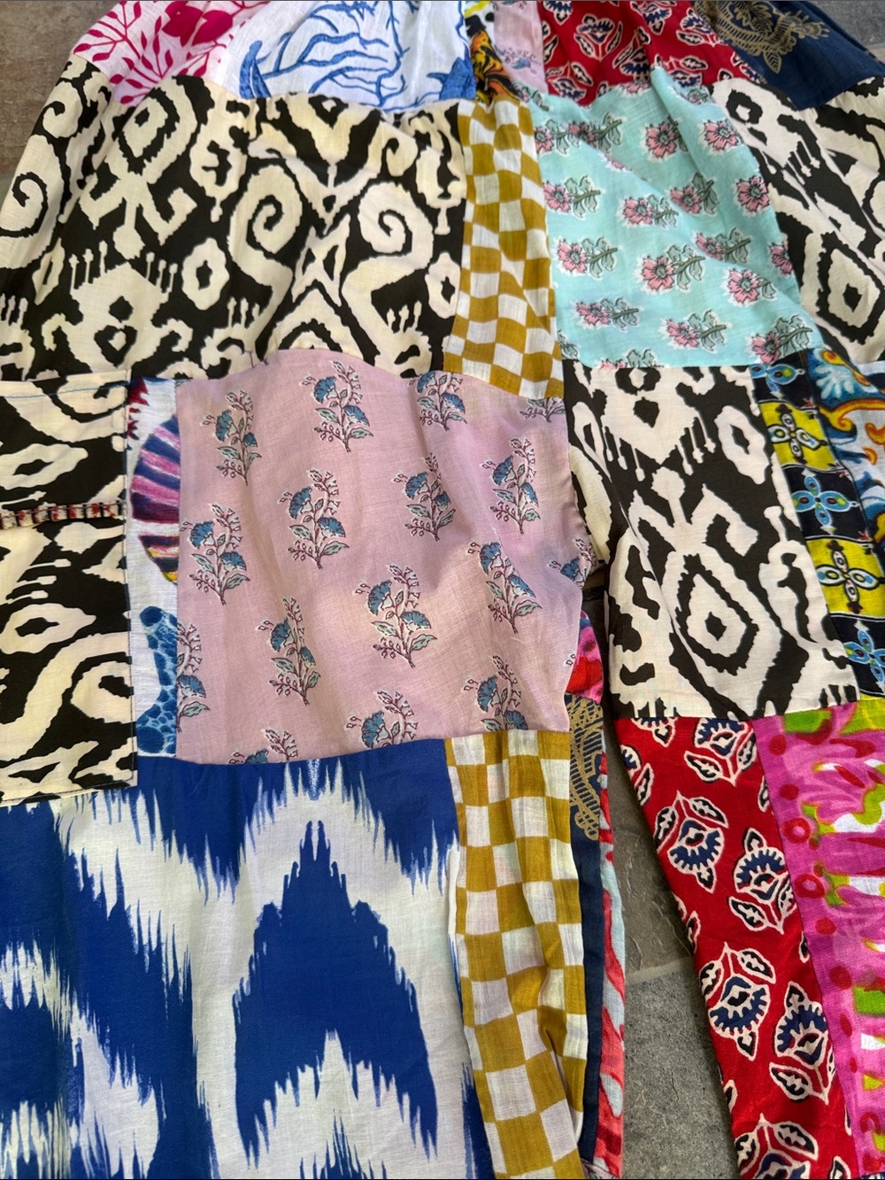 Patchwork Elastic-Waist Joggers in Multicolor - Kids - Picture 8 of 10